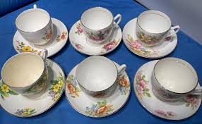 Duchess Buttercup Bouquet Flowers Bone China Teacup & Saucer ...