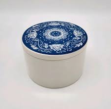 White Ceramic Collectible Boxes, Jars & Tins for sale | eBay