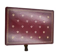 ANTQUE VICTORIAN LRG FRENCH GOLD FLEUR-DE-LIS EMBOSSED ...