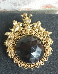 SALE! Miriam Haskell Like Brooch/pendant - Gold Plated ...