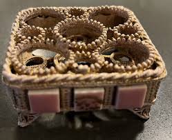 Vintage Florenza Lipstick Holder With Pink Tile Accents ...