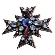 Florenza Maltese Cross Brooch | eBay