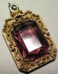 JUDY LEE Unsigned Victorian Revival Gold Tone Filigree ...