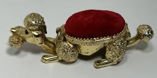 Vtg Florenza Style Snobby Poodle Dog Sewing Pin Cushion ...