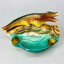 Vintage | Other | Vintage Mid Century Ashtray Souvenir Florida Alligator Crocodile Ceramic | Poshmark