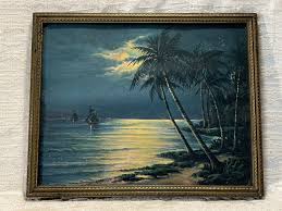 VTG 20's W M Thompson, Beautiful 10 X 8 Print, Framed, Polynesia Island Boats | eBay