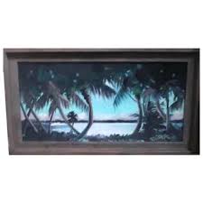Similar Items to Florida Highwaymen Second Generation Movement - TRACY NEWTON (Son of Legendary Sam Newton) = "A Glimpse Of The River" - Signed Original Oil Painting