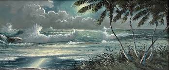 Tracy Newton, 'windy Day', 2nd Gen. Highway Men Oil Painting, 16"x20"