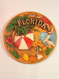 Terra-Cotta Florida Decorative Souvenir Plate - AGIFTCORP | eBay