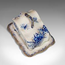 Antique Cheese Keeper, Decorative, Dish, John Maddock, Orchid, Victorian at 1stDibs | antique cheese dish, victorian cheese dish, antique cheese dish with lid
