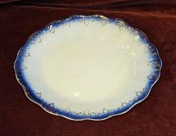 Imperial Semi Vitreous China Oval Platter 12-1/2" Cobalt Blue & Gold | eBay