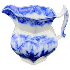Blue and White Pitcher “ Whampoa Pattern “ For Sale at 1stDibs