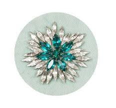 Rhinestone Patch: 78% Off for Patches Trimmings from Italy by Ruffo Coli, SKU 00044270 at $29 — Buy Luxury Fabrics Online
