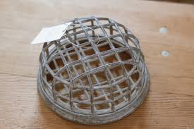 Large Vintage Metal Flower Cage - The TAYLOR'd Home