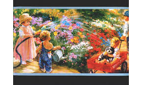 Kids b4035pr Wallpaper Border - Gifted Parrot