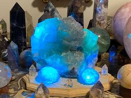 18LB Fluorite Cluster Incredible Green Purple Natural XXL Isometric Crystals Amazing Clear Cubic Raw Flurorite - Etsy