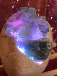 Rainbow Fluorite Crystal Skull Lamp - Etsy Australia