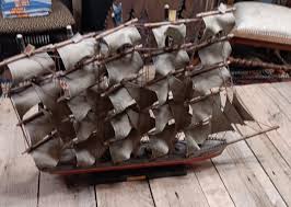 Model Clipper Ship Challenge 1851 Wooden Sailboat on Stand ...