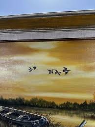 Dolores Hertzberg Pintail Ducks In Fall Oil Painting Sold 74 Richmond Art Center | eBay