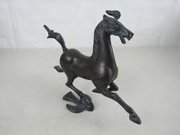 Han Bronze Replica Galloping Horse Treading on a Flying ...