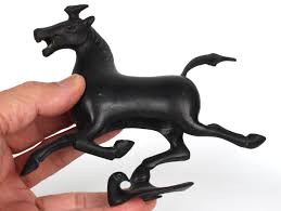 Chinese Folk Collect Bronze Statues of Horses Treading ...