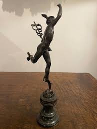 A Patinated Bronze Figure of Mercury, Late 19th Century For ...