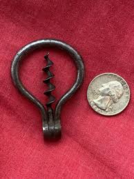 1800's Original Medium Cast Iron Forged folding Corkscrew ...
