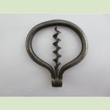 PROVINCETOWN ANTIQUES - Folding Iron Corkscrew