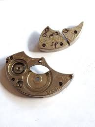 ILLINOIS 16 SIZE POCKET WATCH WASHINGTON LOWER PLATES 4 ...