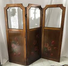 Antique Verni Martin Reversible Painted Folding Screen ...
