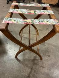 Lot - Vintage Decorative Luggage Rack