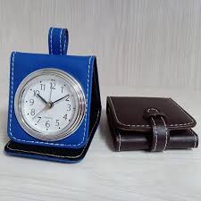 LG2026 Modern Digital Alarm Clock - Customizable PU Leather