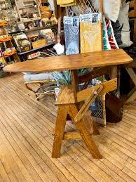 Ironing Board Step Stool Bench Amish Made Portable Solid Oak ...