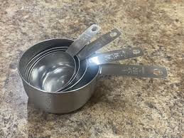 4 PC Set stainless steel Measuring Cups | eBay