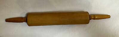 Vintage Wooden Foley Rolling Pin Length 10" With Handles 18" long Smooth Action | eBay