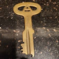 Vintage FOLGER ADAM Joliet, ILL PRISON JAIL Key | eBay