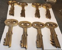 Folger Adam Vintage Key Large – Los Alamos Lock & Key