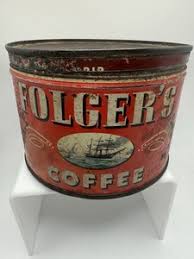 Folgers Coffee Tin | eBay