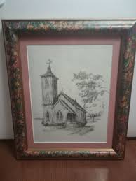 Larry Bridges Church of the Epithany Calvert Print Drawing ...