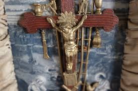 Lot 004 - Antique Thy Kingdom Come Religious Shadow Box ...