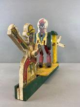 Sold at Auction: Black Americana Amos and Andy Wind Yard Whirligig
