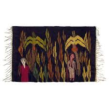 Woven Wool Tapestry in the Style of Evelyn Ackerman For Sale ...