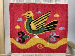 Tapestry Weaving Kit, Baldishol Bird, L2-Stretch - NSHF