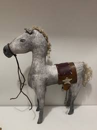 Primitive Folk Art Whimsy Horse Ooak Handcrafted Fabric | eBay