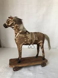 Antique German Horse on Wheels Early 1900's – CCADA