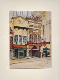 Market Square Pittsburgh PA Watercolor Painting Print - Etsy