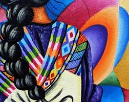 Original Oil Painting of Indigenous Woman/guatemala Art ...