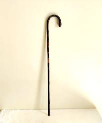 Vintage Old Man Black Painted Wooden Handle Wooden Designed ...