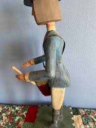 Vintage Wood Carved Drummer Art Sculpture Statue Signed 1982 C. Jere 24” H - Etsy UK