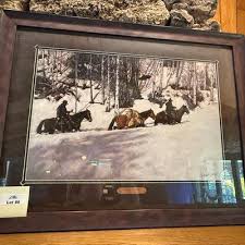 Framed Art “Draggin Our Feet” Craig Tennant Signed Proof | EstateSales.org